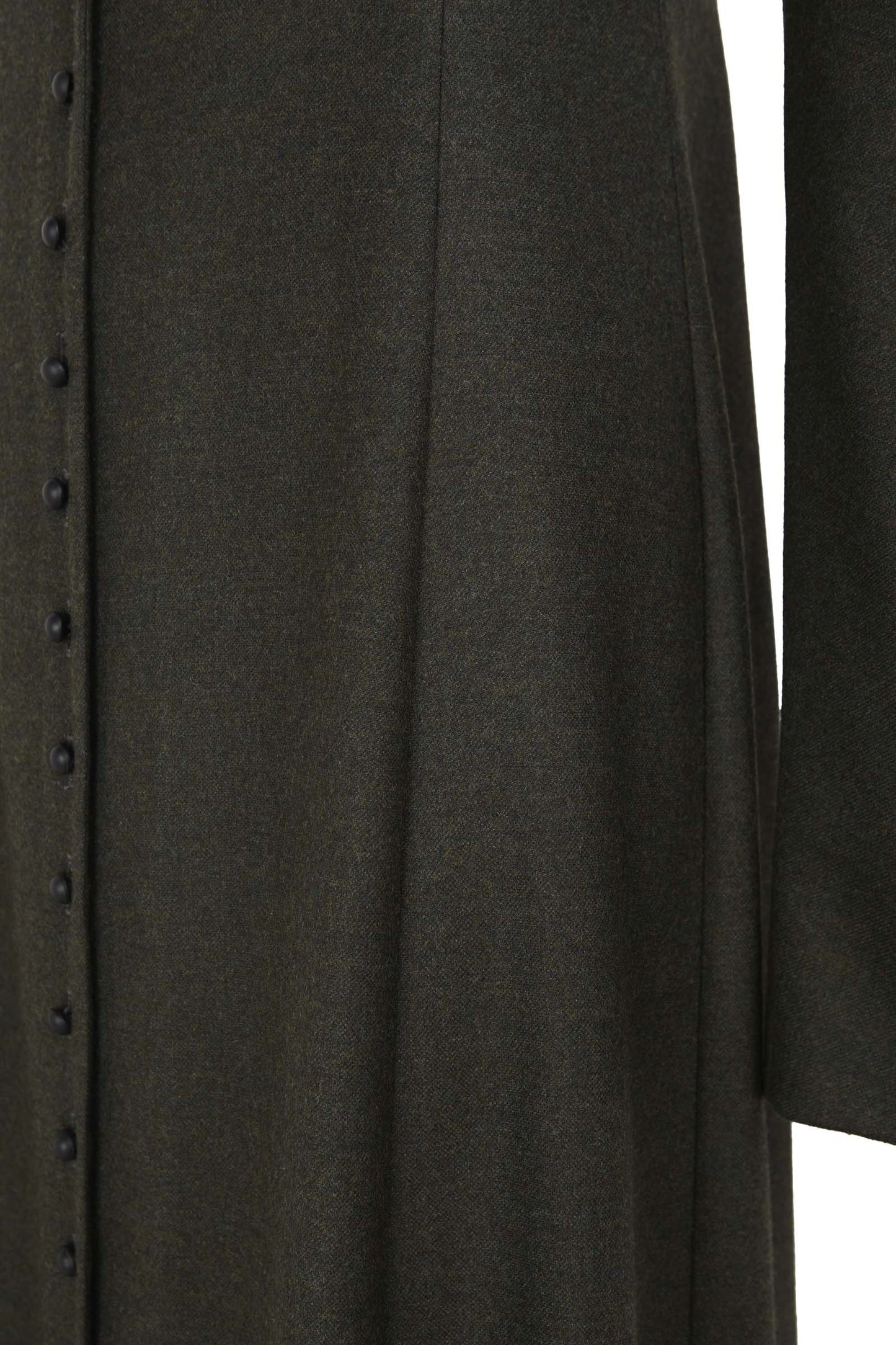 Fabula, dark green virgin wool dress