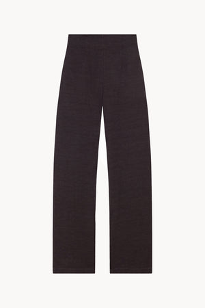 Fania, pantalon en lino y viscosa blueberry