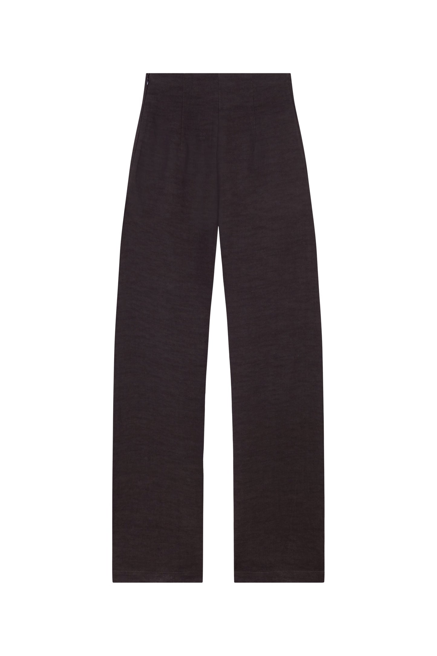 Fania, pantalon en lino y viscosa blueberry