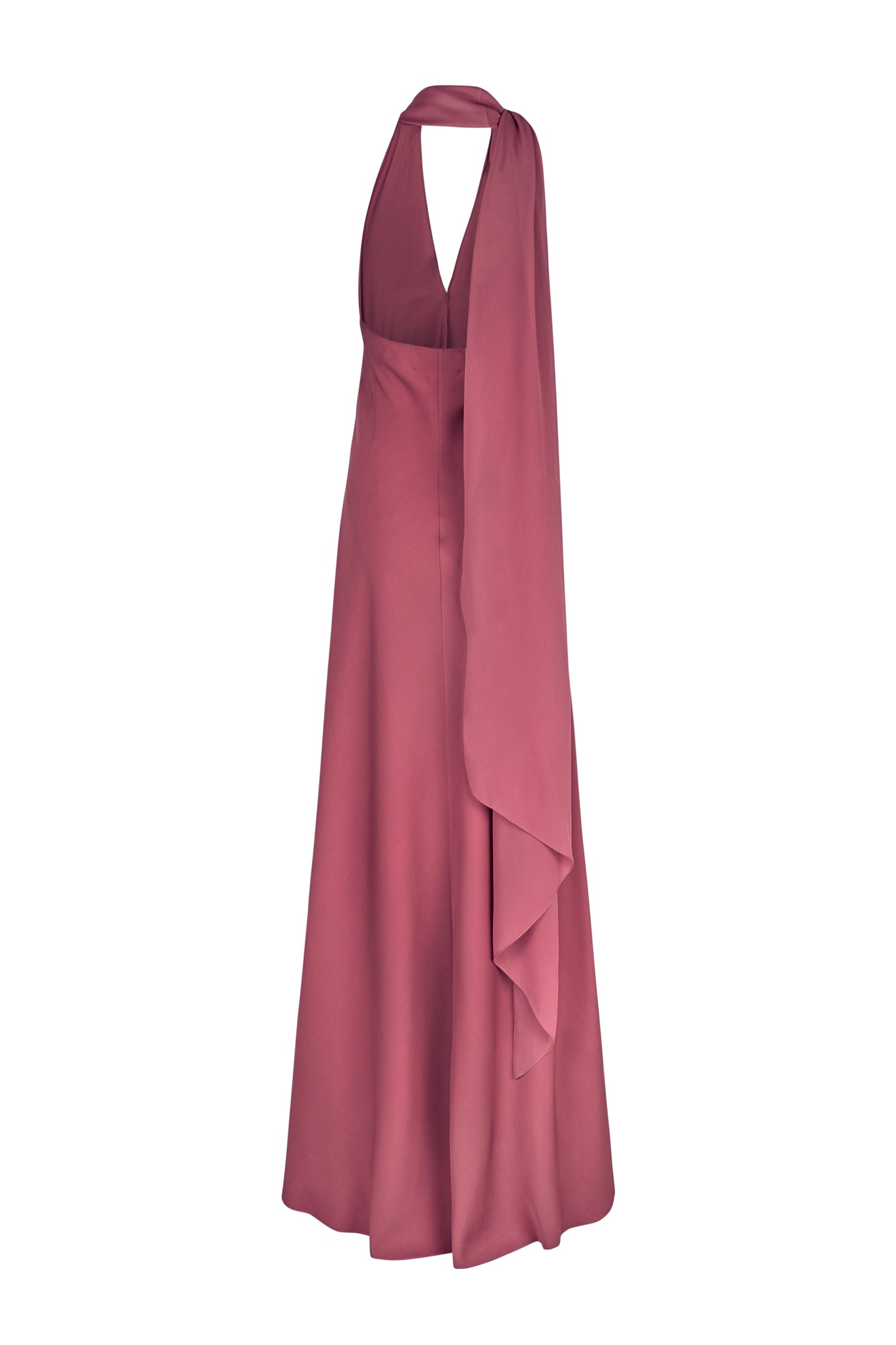 Farah, convertible dress in pink silk
