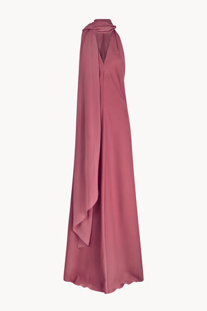 Farah, vestido transformable en seda rosa