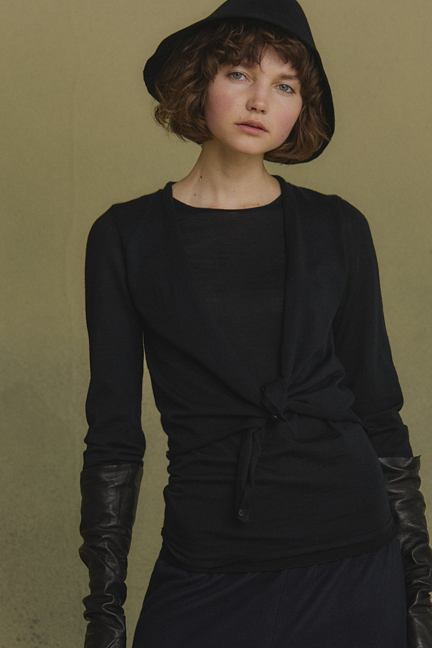 Fio, cardigan de punto cachemir negro