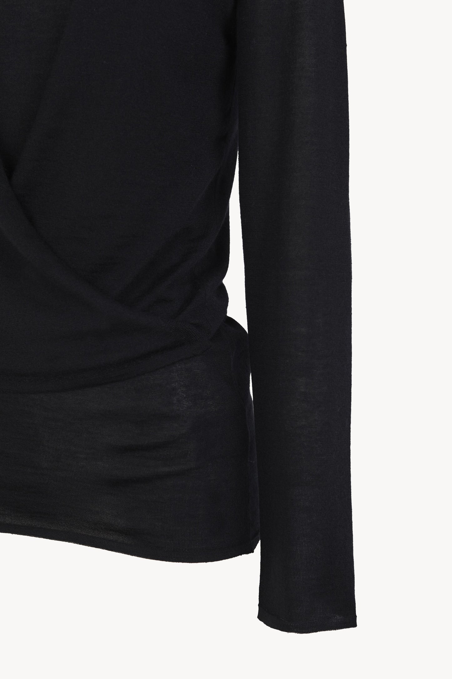 Fio, cardigan de punto cachemir negro