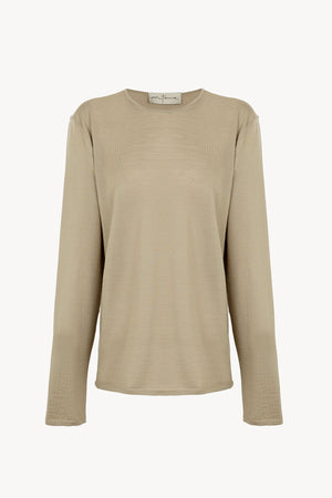 Fio, dark beige cashmere sweater