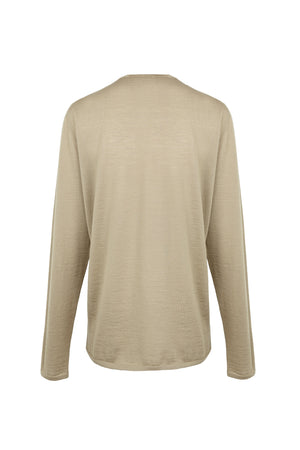 Fio, dark beige cashmere sweater