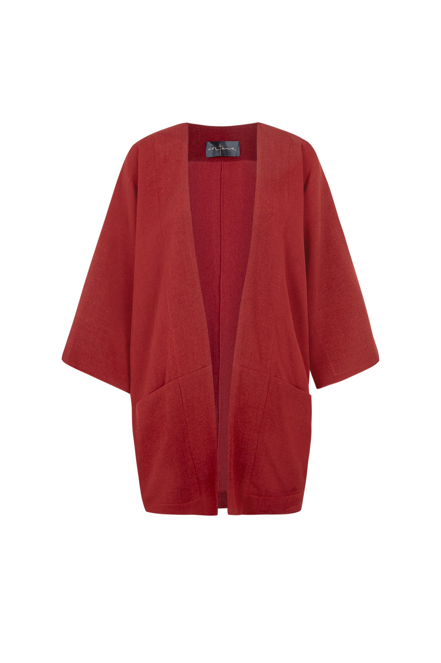 Fiona, chaqueta rojo carmin