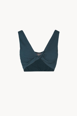 Fiona, blue crop top