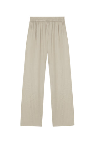 Francisca, cinnamon striped silk pants