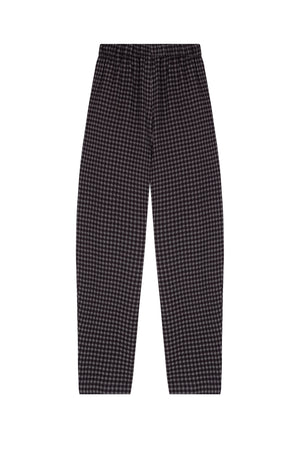 Fred, gray checked pants