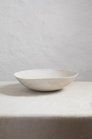 Blanc, large ceramic serving bowl