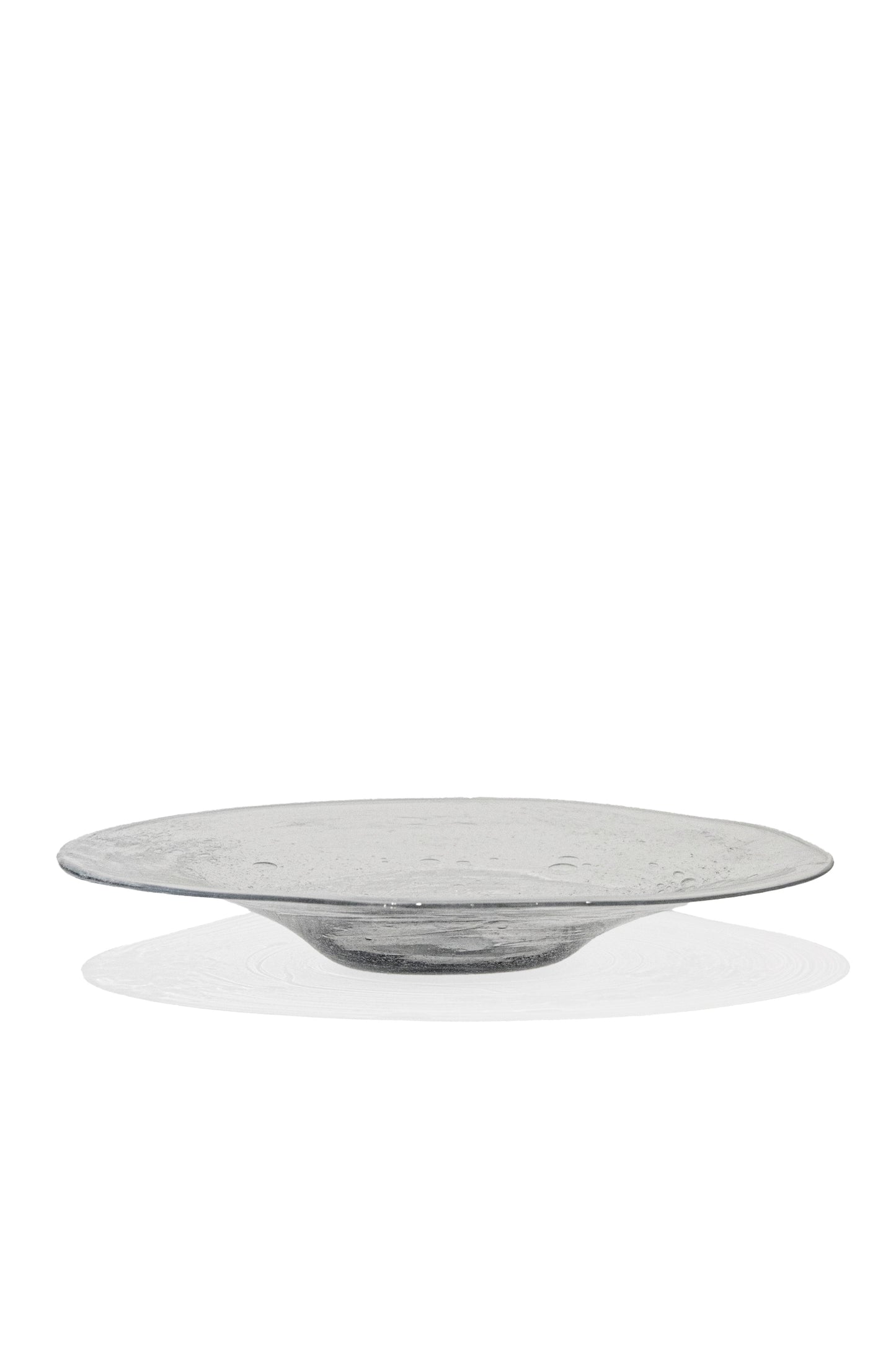 Fuente vidrio soplado