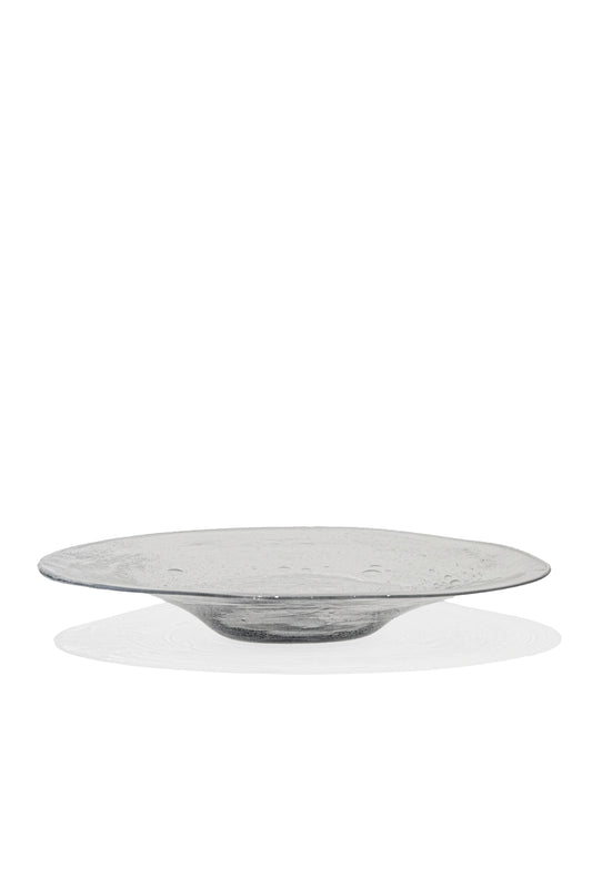 Fuente vidrio soplado