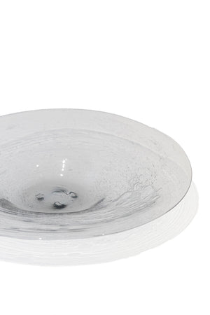 Fuente vidrio soplado