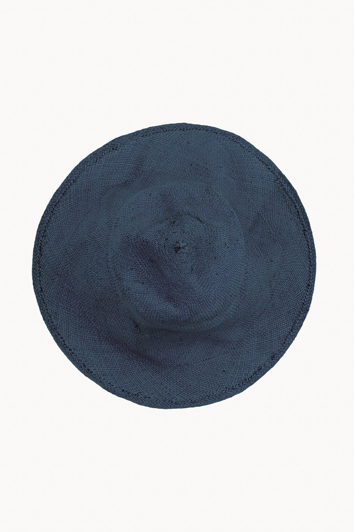 Gaia, sombrero de paja azul deslavado maltinto
