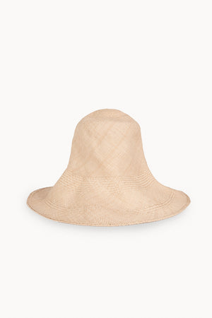 Gaia, faded ivory straw hat