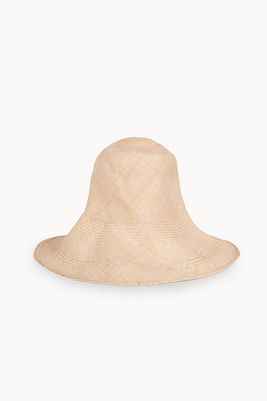 Gaia, faded ivory straw hat