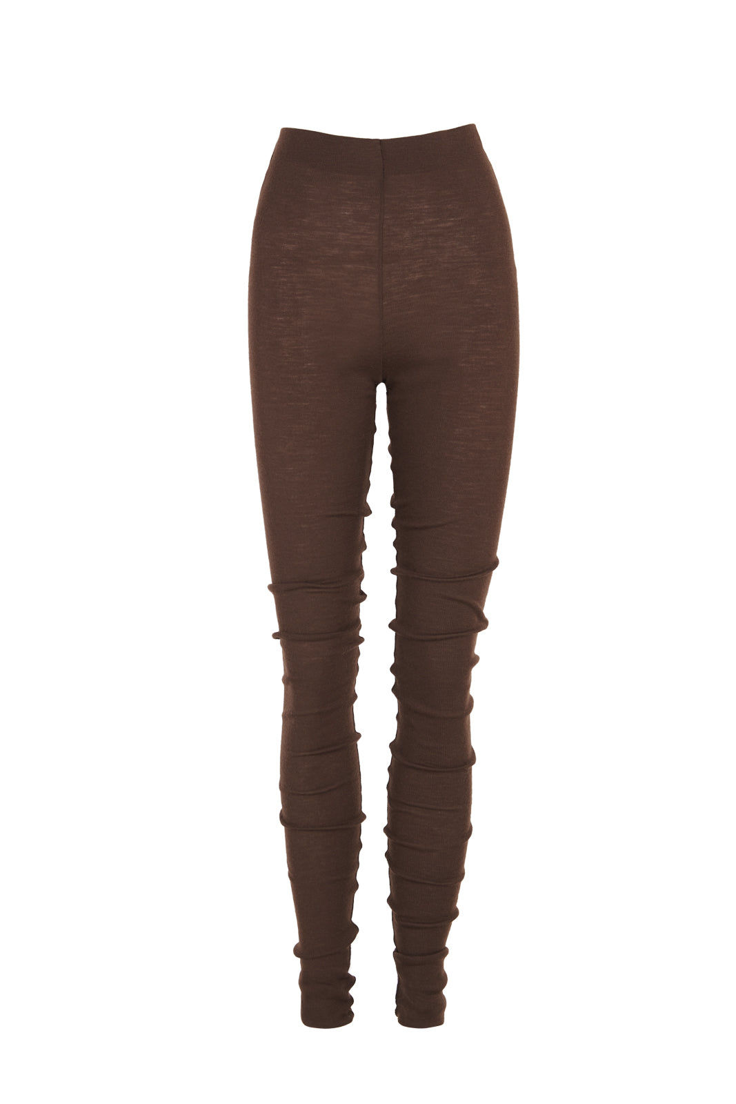 Genie, mahogany virgin wool leggings