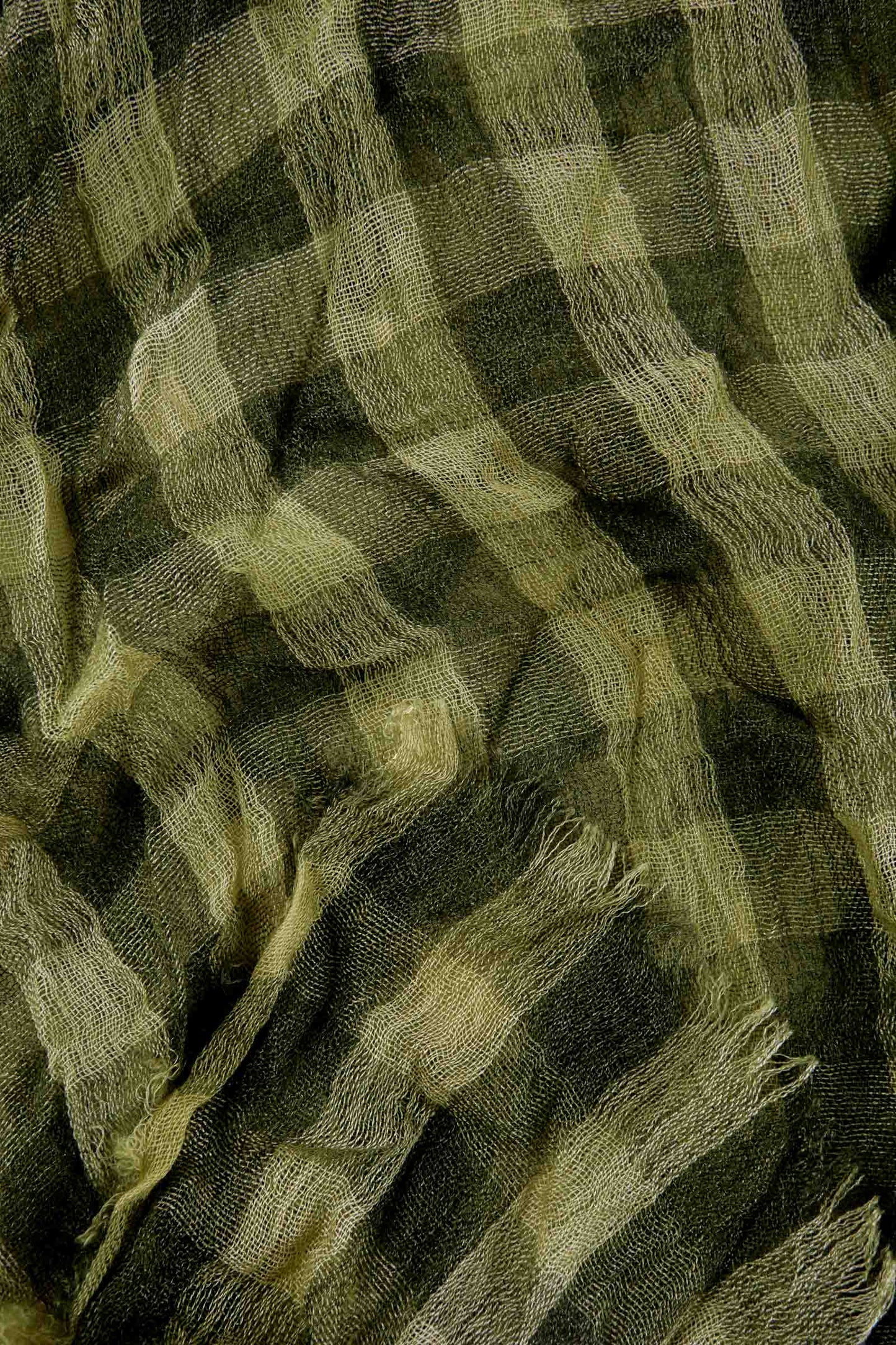 Giuseppe, foulard a cuadros verde