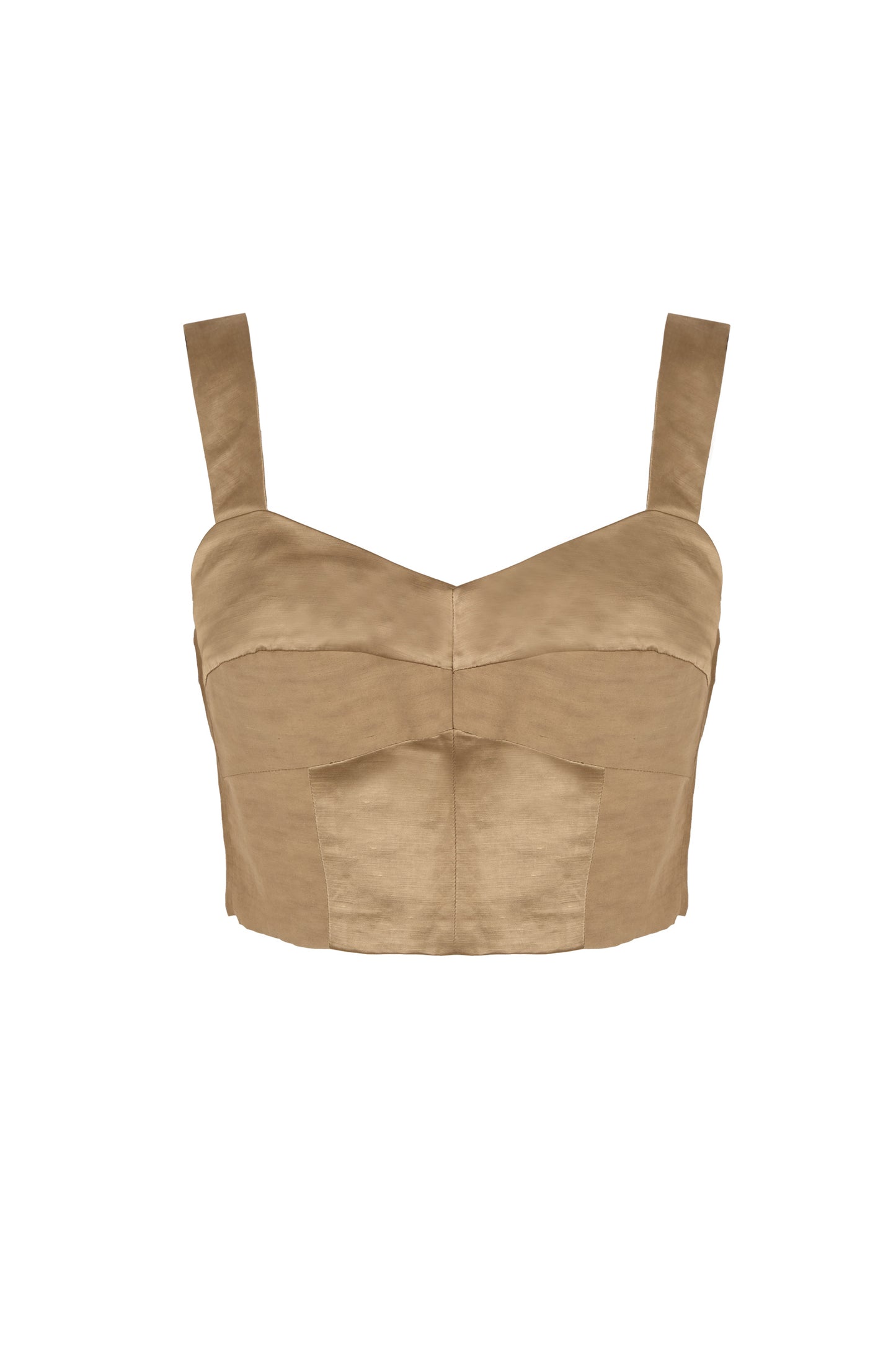 Gloria, cocoa bustier top