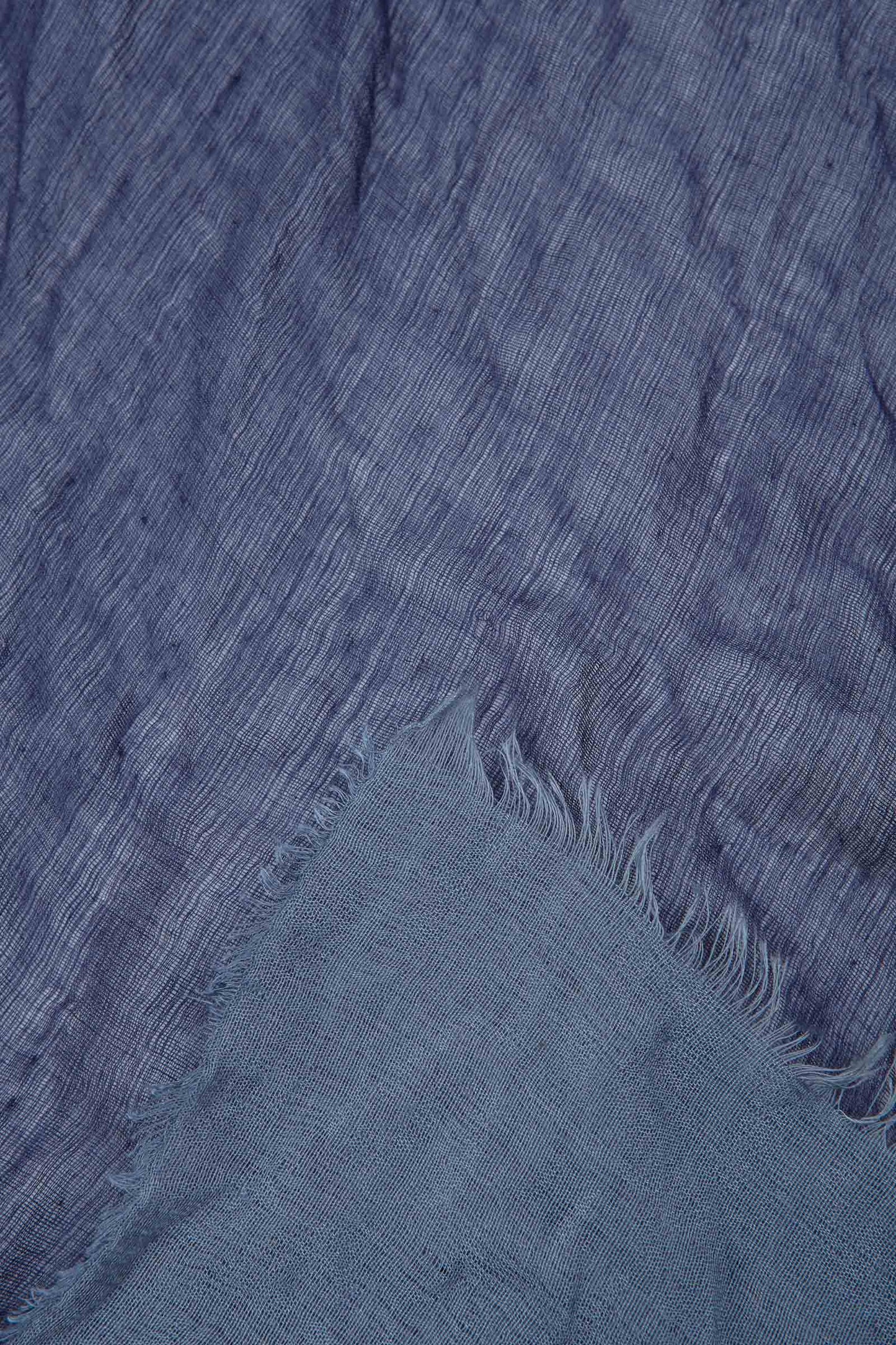 Glow, foulard bicolor azul marino