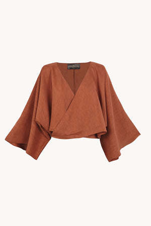 Glow, lava red short jacket
