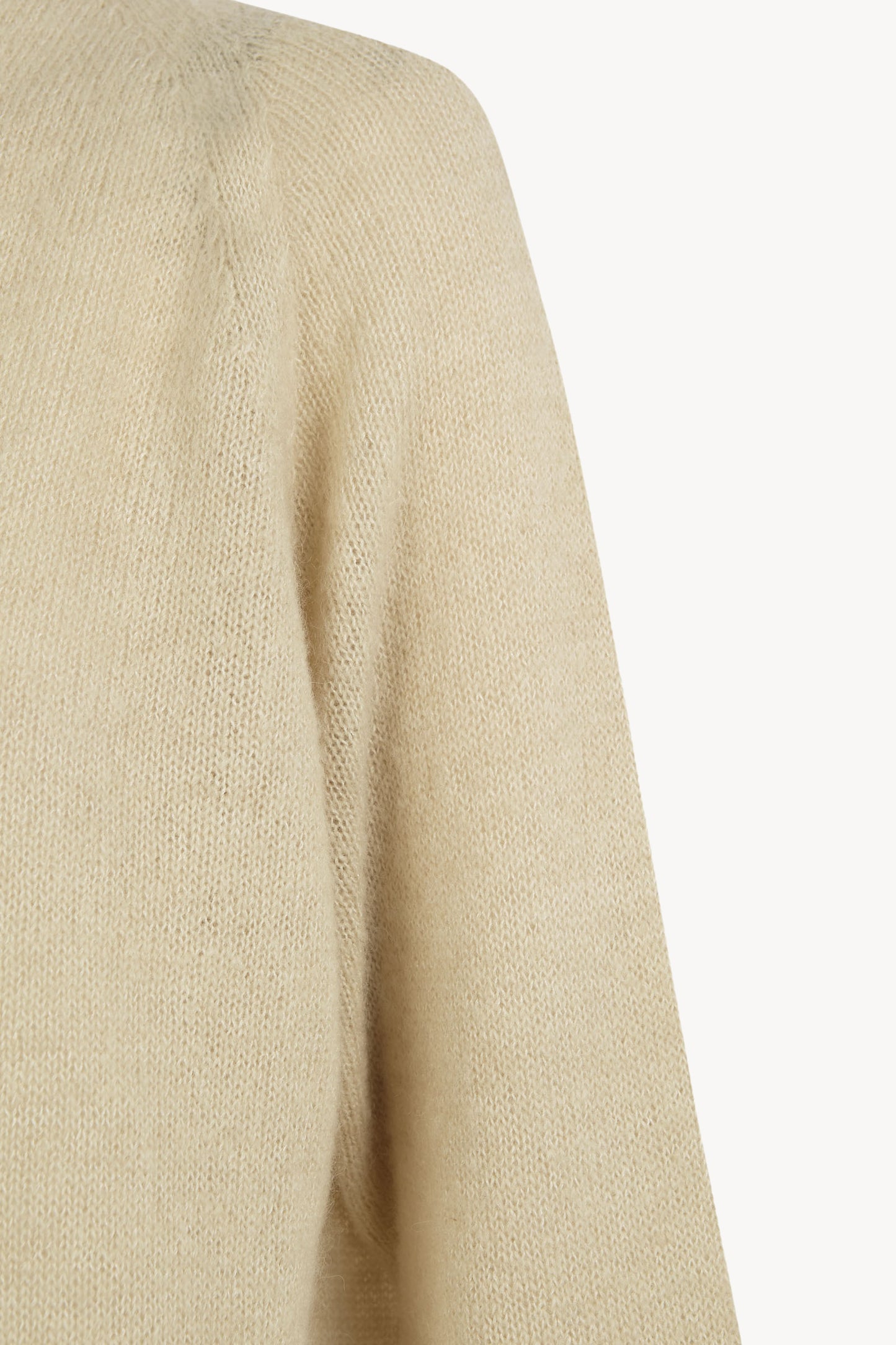 Hana, ivory alpaca, cashmere and silk jacket