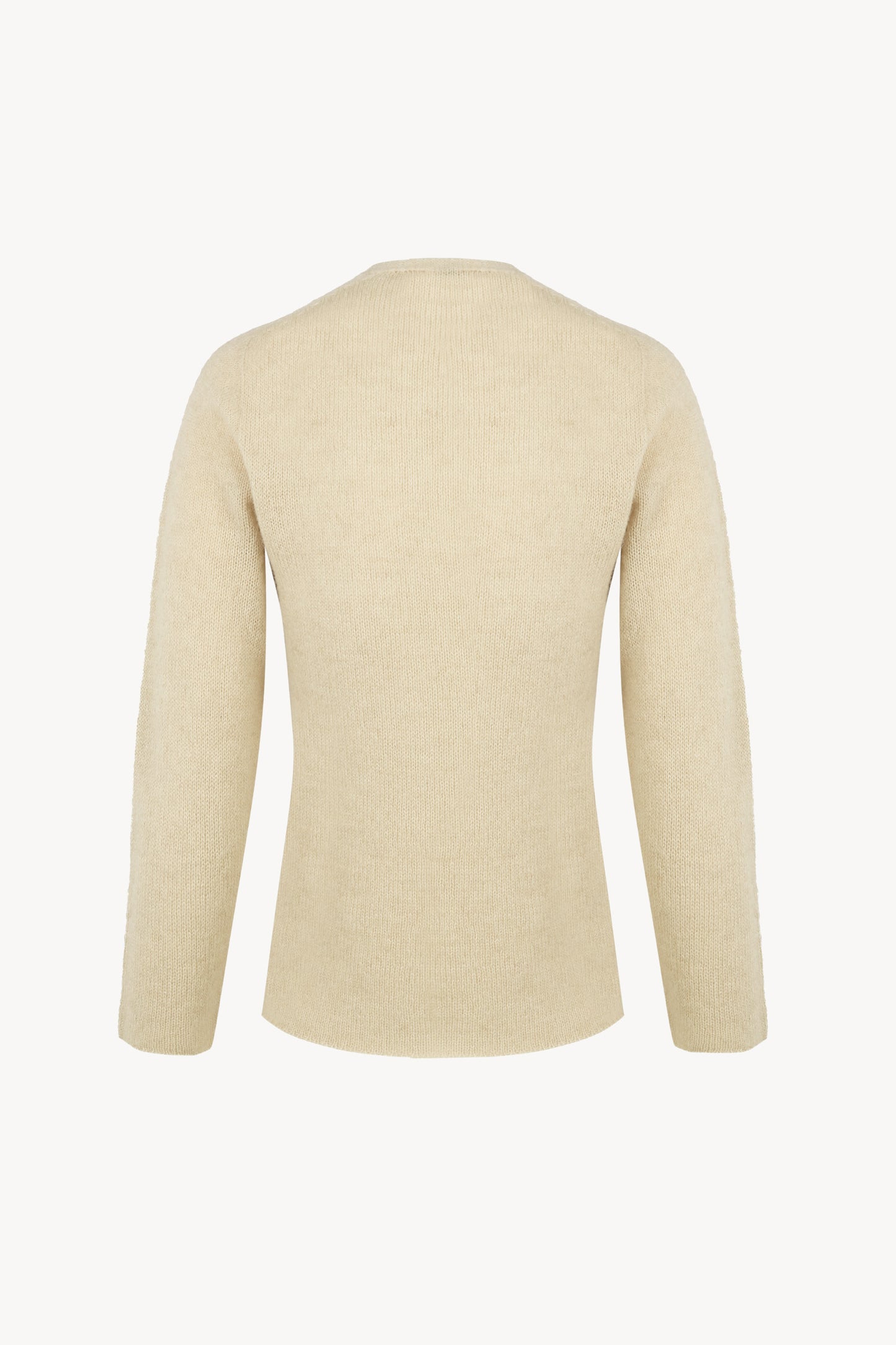 Hana, ivory baby alpaca, cashmere and silk jumper