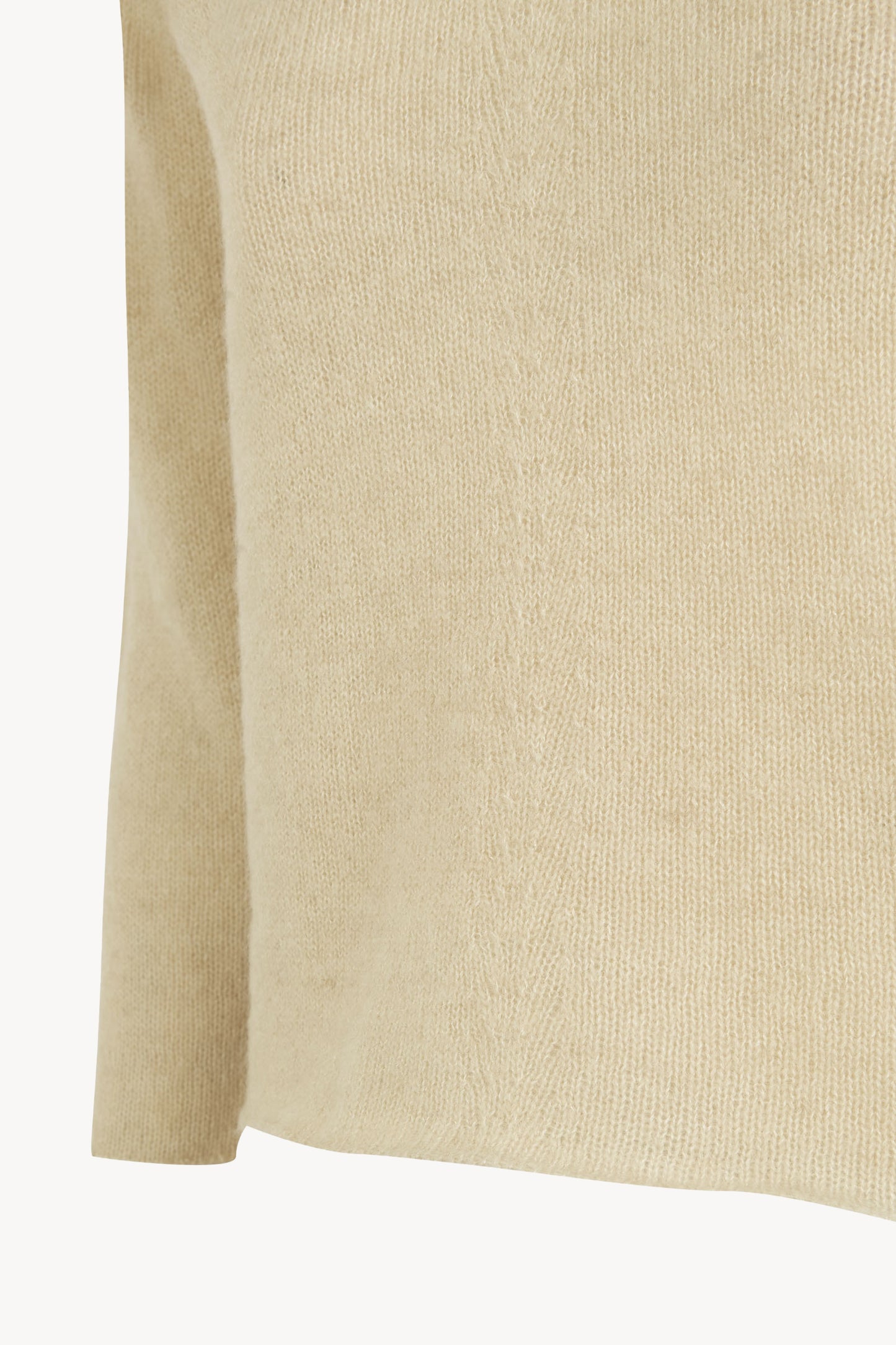 Hana, ivory baby alpaca, cashmere and silk jumper