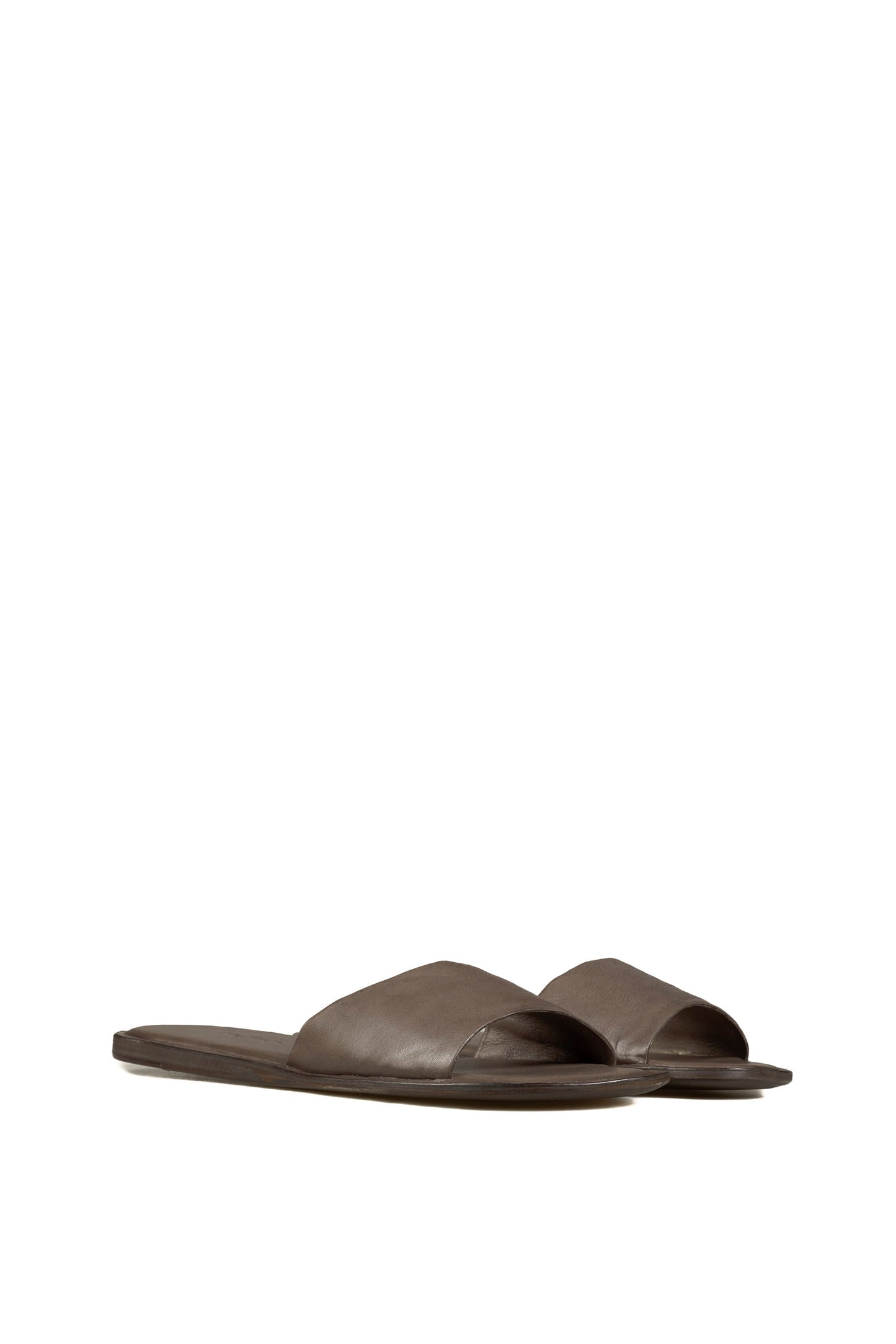 Heidi, dark gray flip flops