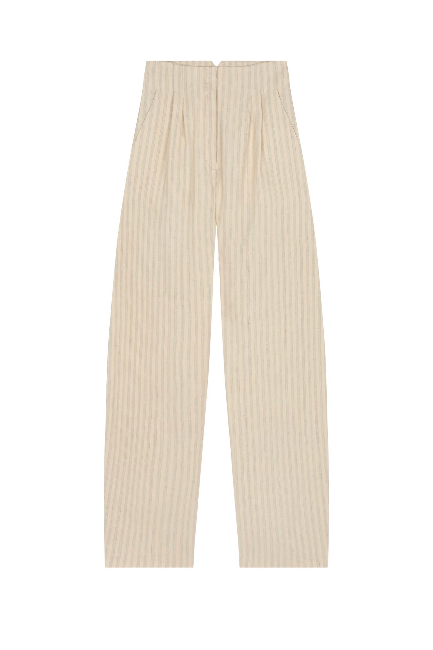 Ida, striped linen and silk pants