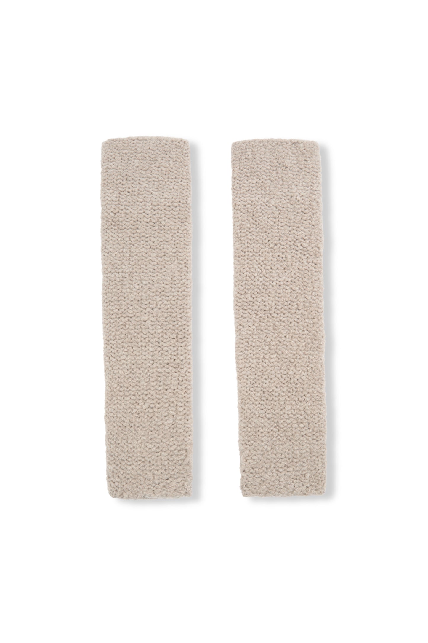 Igloo, manguitos de cachemir y seda beige