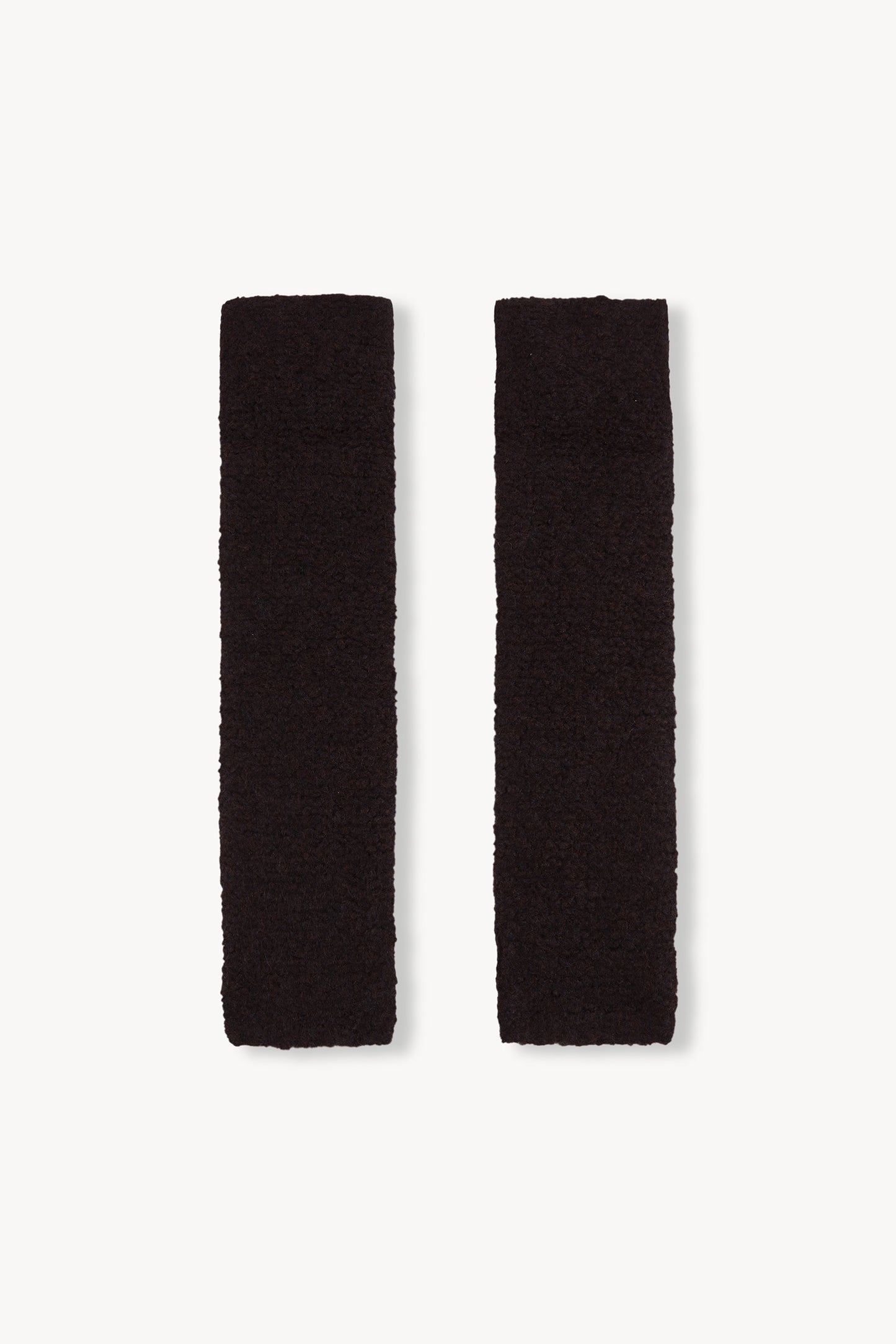 Igloo, blue and brown cashmere muffs