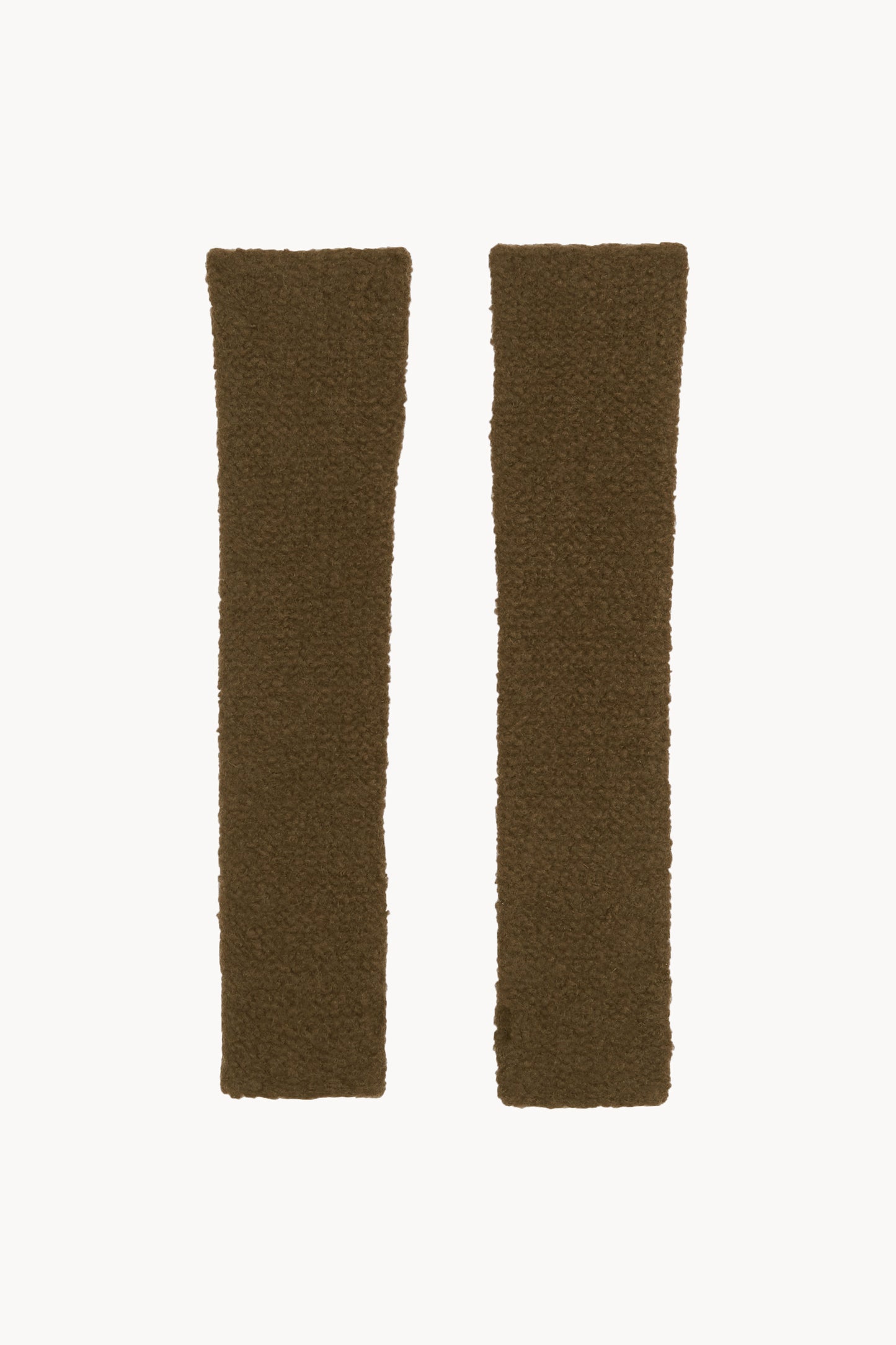 Igloo, khaki cashmere and silk arm warmers