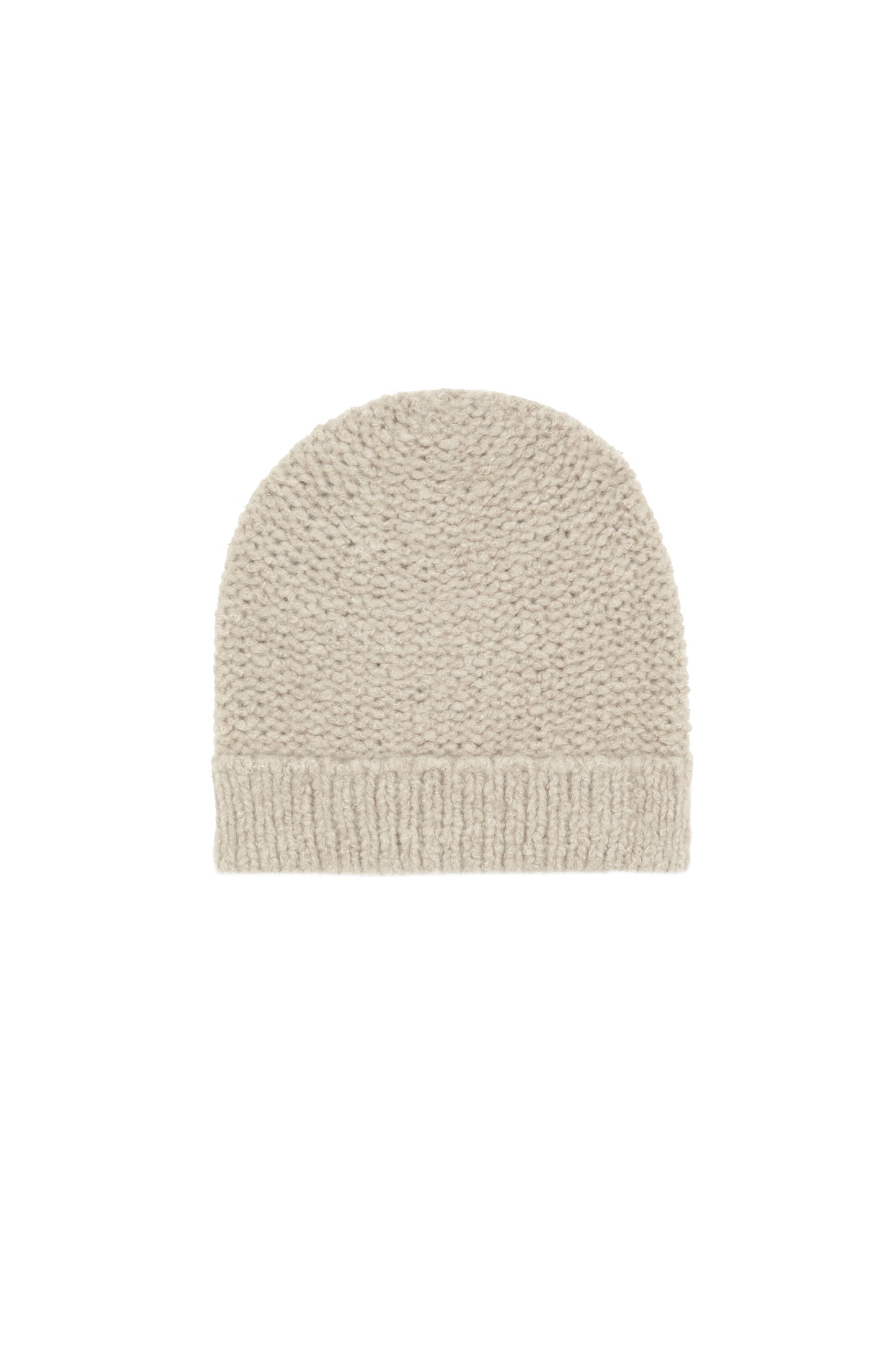 Igloo, beige cashmere and silk beanie