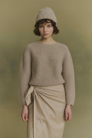 Igloo, beige cashmere and silk sweater