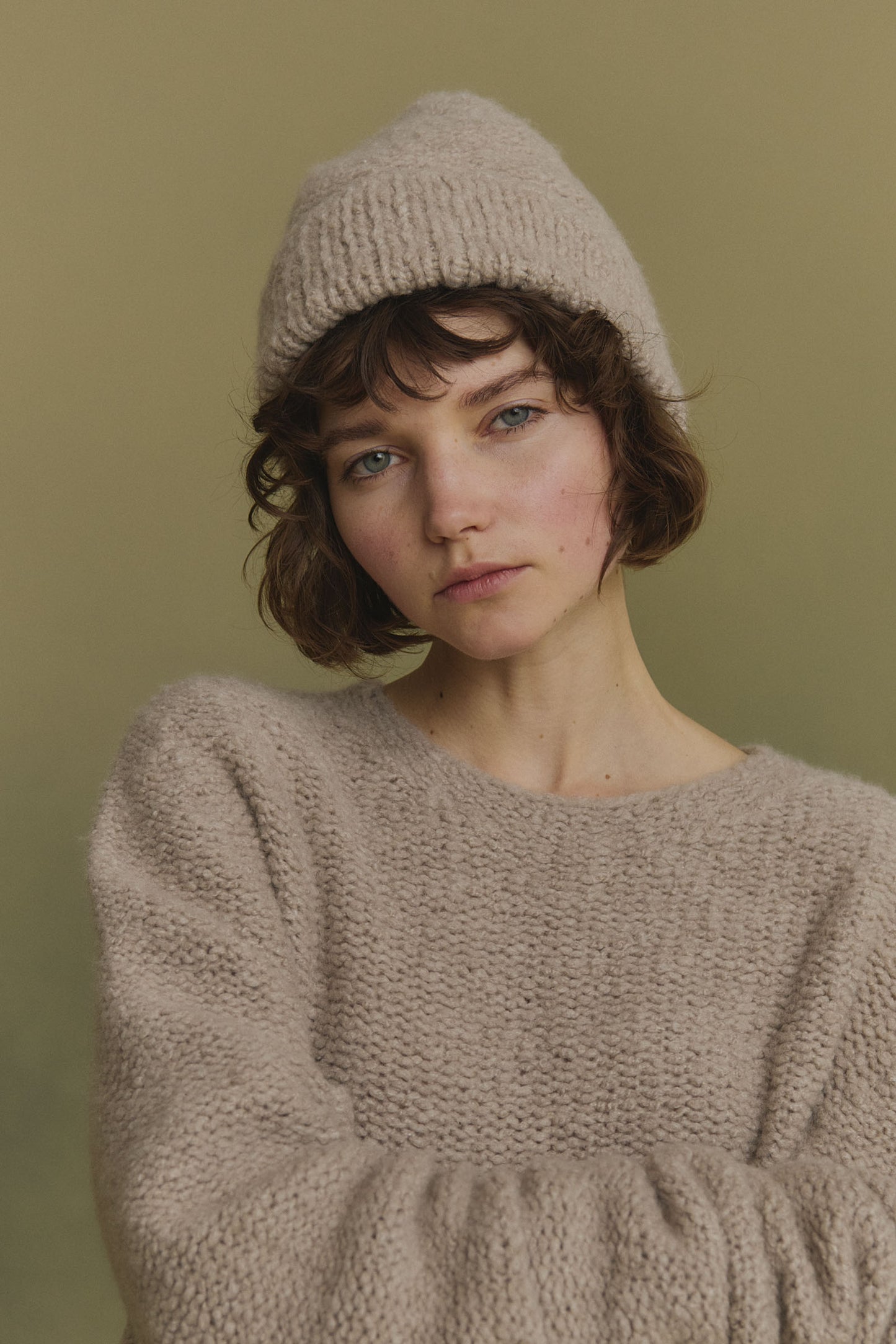 Igloo, beige cashmere and silk sweater