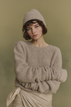 Igloo, beige cashmere and silk sweater