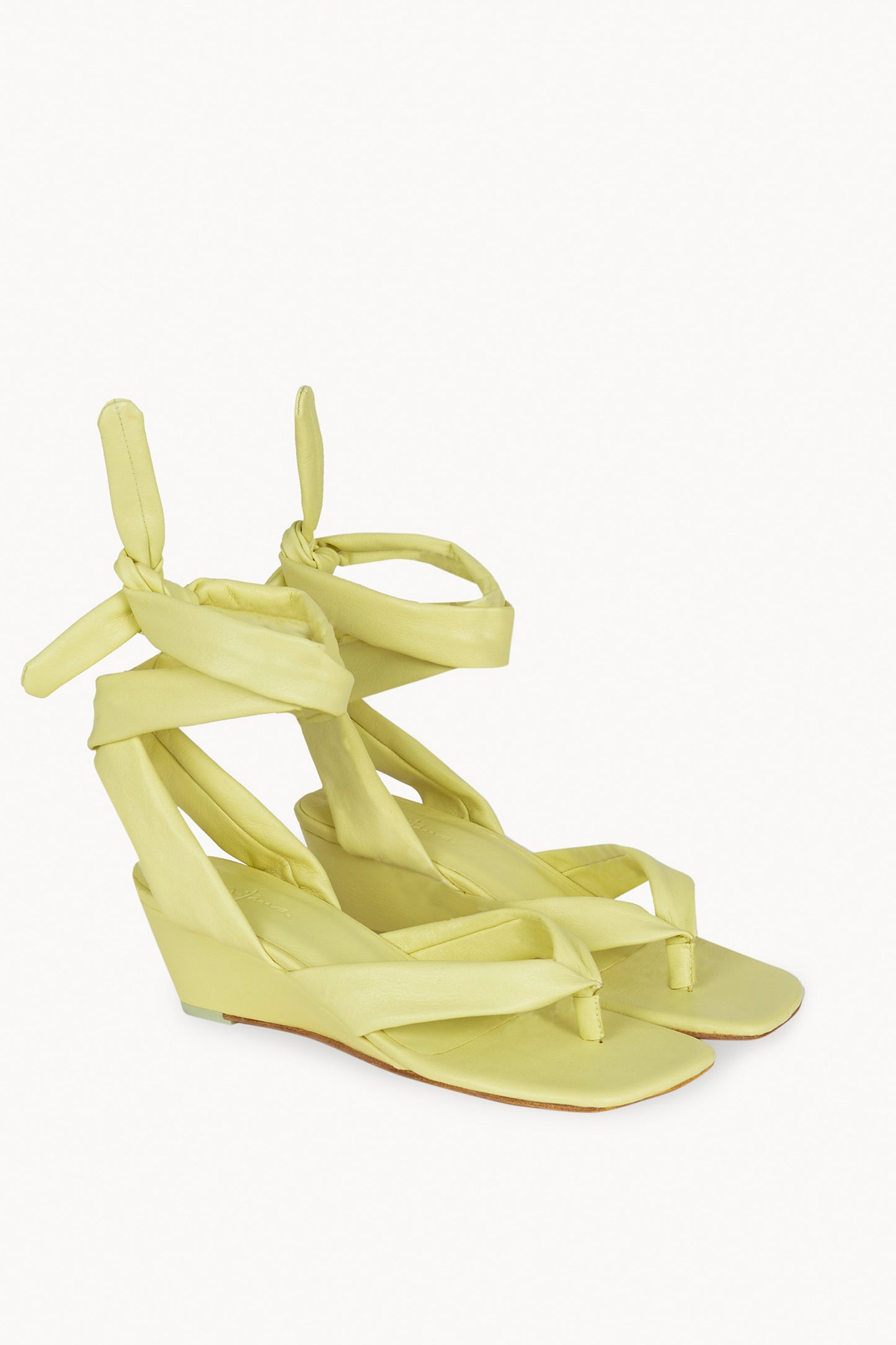Ilia, lime ankle-strap sandal
