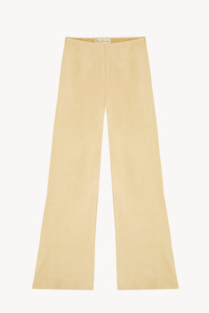 Inga, pantalon talle alto beige dorado