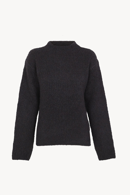 Inu, blue cashmere and silk sweater