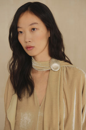 Lucia, silver brooch