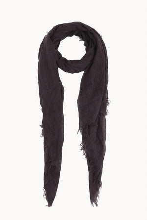 Iris, maltinto dark wine scarf