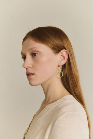 Irus S, pendientes dorados