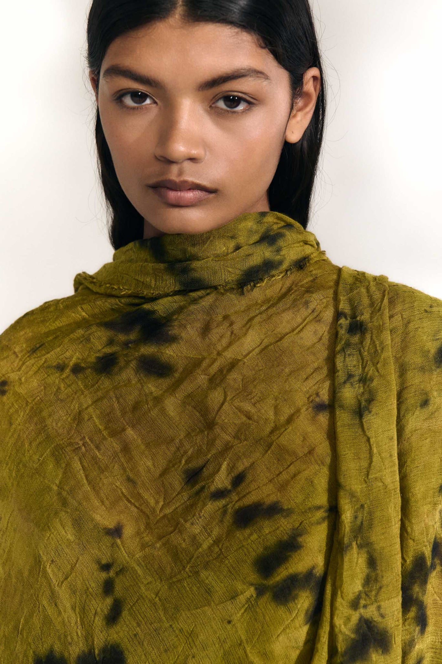 Isa, foulard de lunares maltinto llimona print