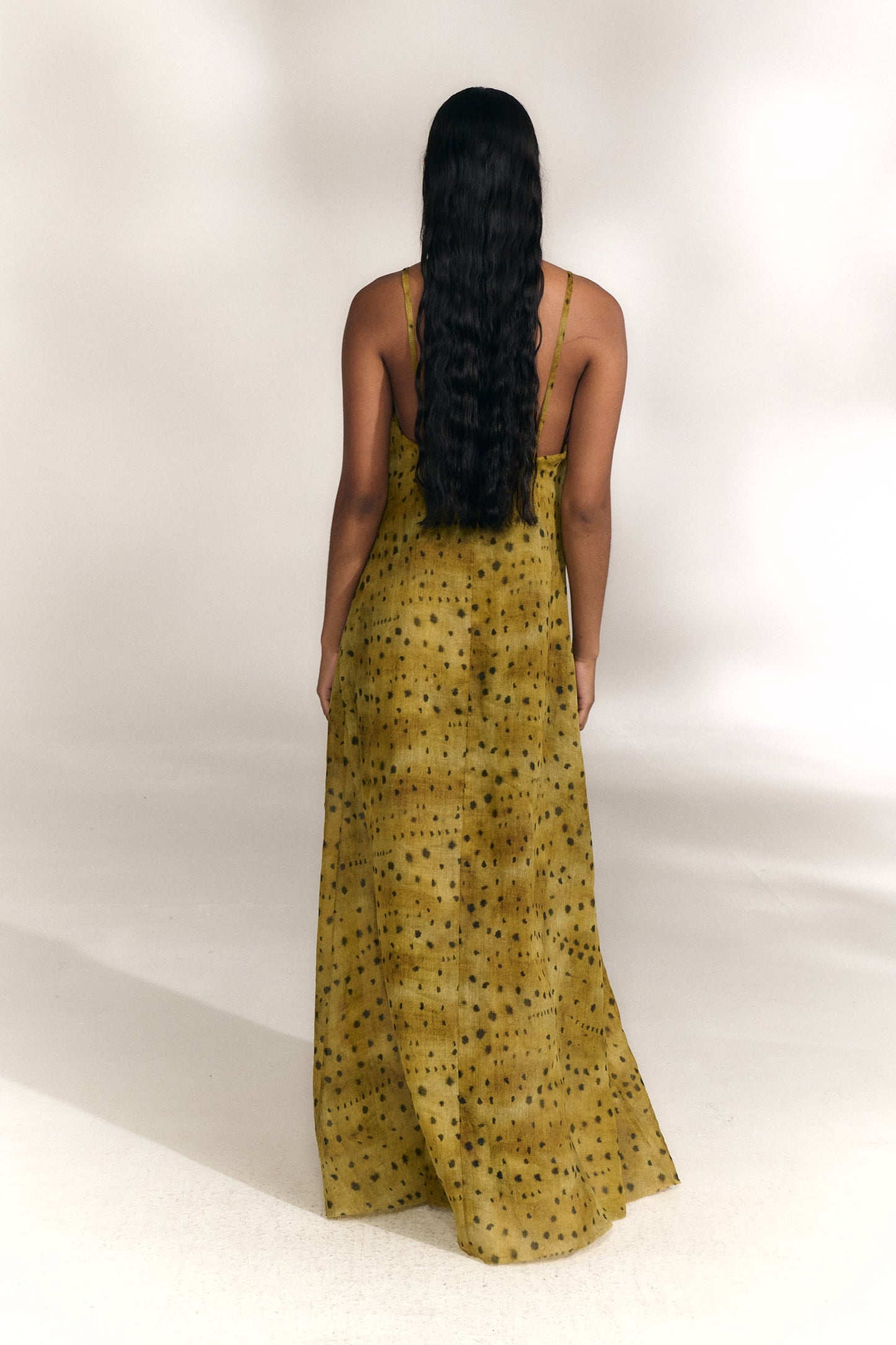 Isa, vestido de ramio llimona print