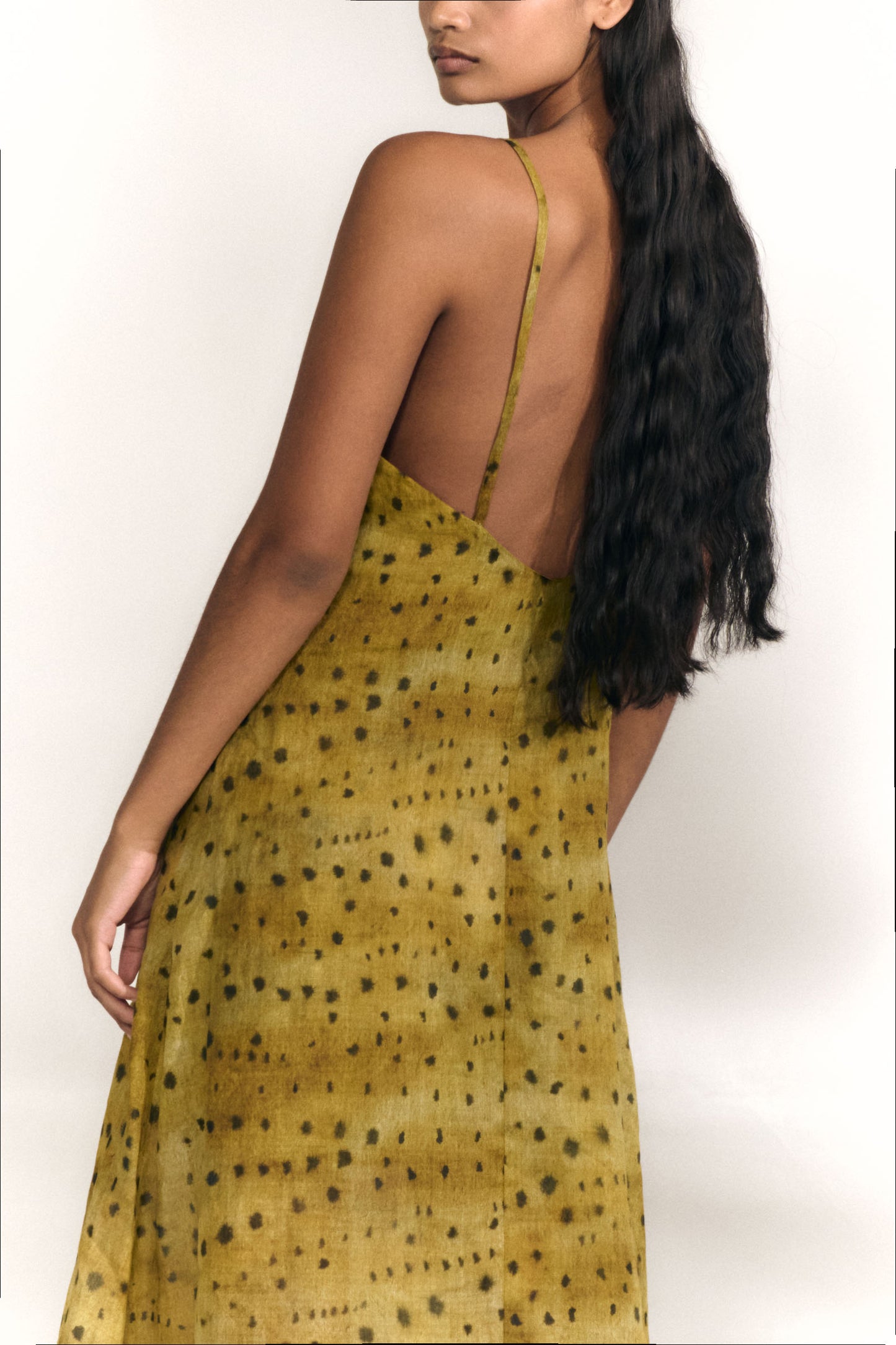 Isa, vestido de ramio llimona print