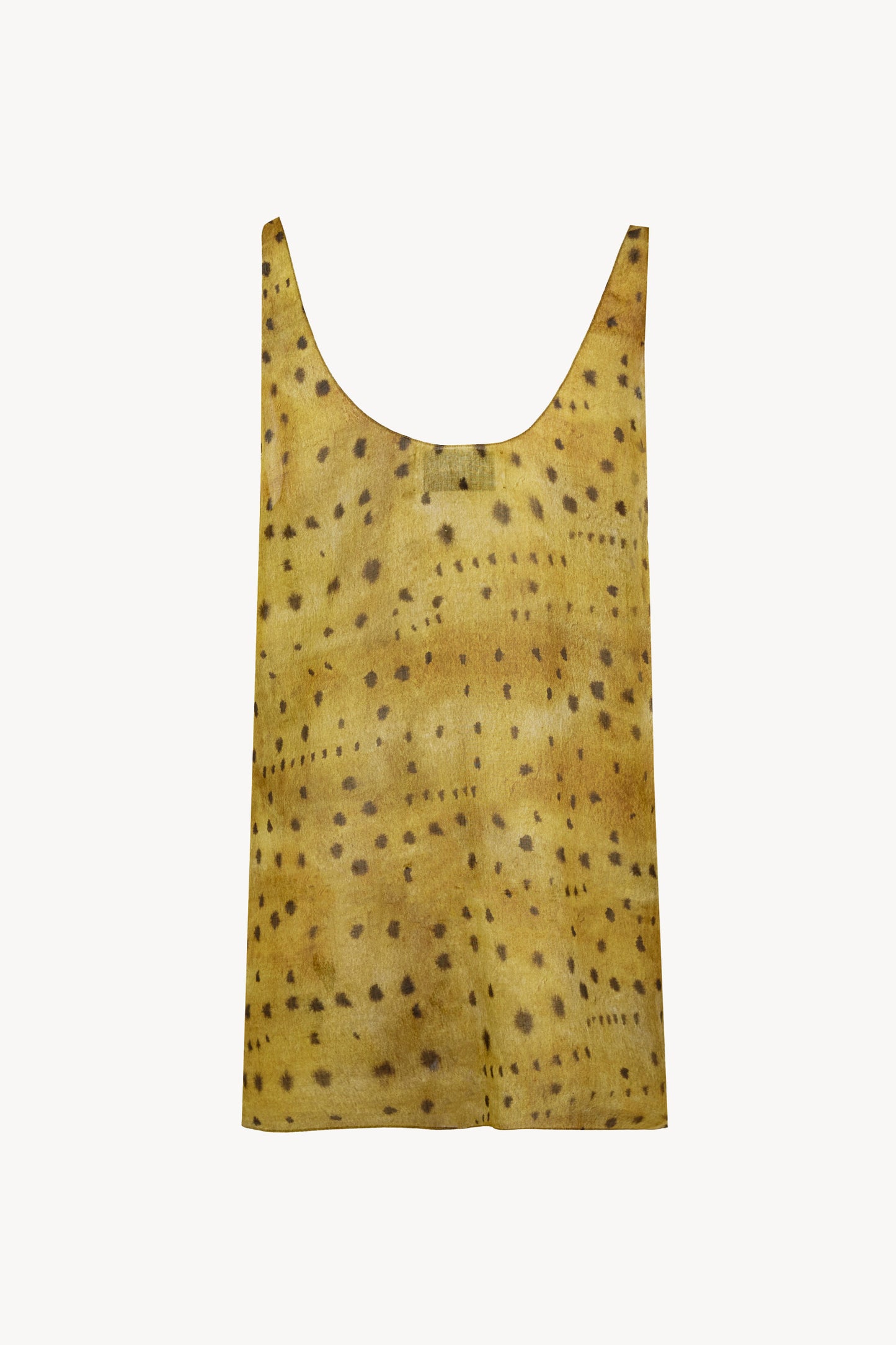 Isa, top de ramio llimona print