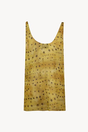Isa, top de ramio llimona print