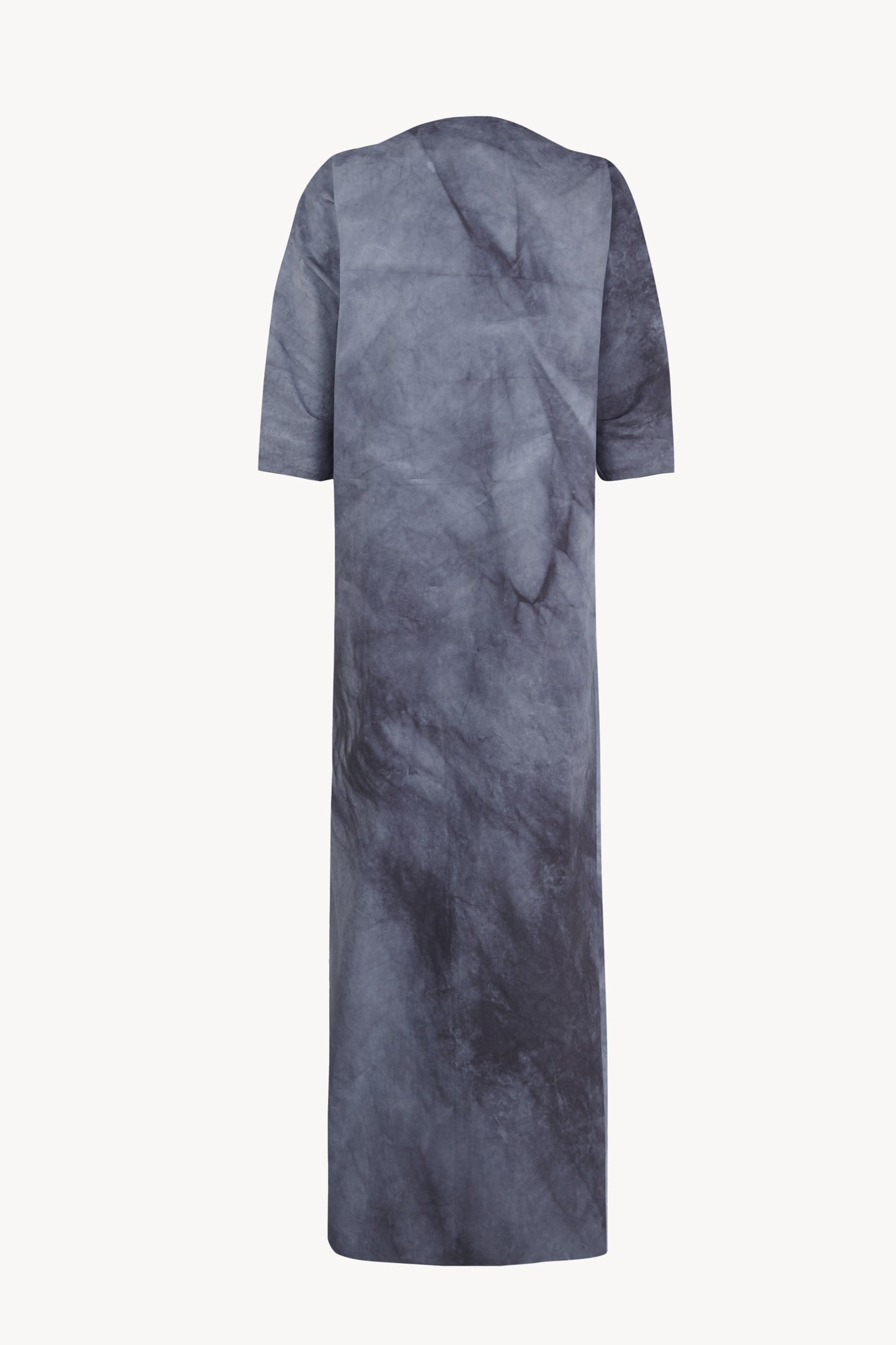Isla, fade navy cotton poplin dress