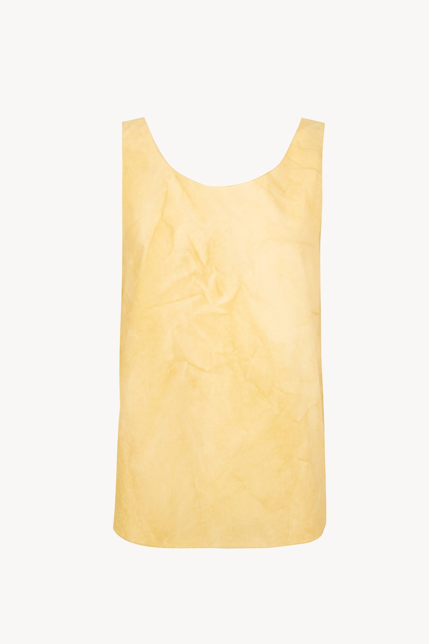 Isla, top de popelin de algodon beige mares maltinto